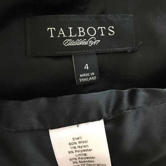 Talbots Black Sparkle Boucle Blazer Jacket 4 - Picture 6 of 7